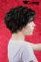 Darkbrown wavy short hair wig