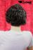 Darkbrown wavy short hair wig
