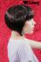 Darkbrown wig short hair