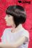 Darkbrown wig short hair