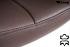 Design Barhocker braun ECHT LEDER hhenverstellbar gepolstert 15 Kg, Fu &#8960; 50 cm - Leonardo