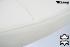 Design Barhocker B-WARE creme ECHT LEDER hhenverstellbar gepolsterte Rckenlehne 15 Kg, Fu &#8960; 50 cm - "Leonardo"