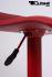 Design Barhocker rot hhenverstellbar 360 drehbar - "Sunny Base"