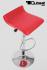 Design Barhocker rot hhenverstellbar 360 drehbar - "Sunny"