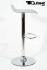 Design Barhocker silber hhenverstellbar 360 drehbar - "Sunny"