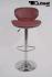 Design Barhocker weinrot gepolstert hhenverstellbar TV-zertifizierte Gasdruckfeder - "Tom"