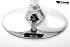 Design Barhocker wei ECHT LEDER hhenverstellbar mit gepolsterter Rckenlehne und abnehmbarer Armlehne -