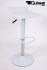 Design Barhocker wei hhenverstellbar 360 drehbar - "Sunny Base"