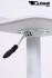 Design Barhocker wei hhenverstellbar 360 drehbar - "Sunny Base"