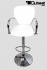 Design Barhocker wei mit Armlehne, hhenverstellbar "Julian"