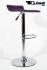 Design Barstool violet, height adjustable, seat rotates 360 - "Sunny"