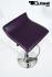 Design Barstool violet, height adjustable, seat rotates 360 - "Sunny"