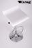 Design Barstool white, height adjustable, seat rotates 360 - "Sunny"