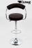 Designer Barstool brown height adjustable by gas lift action