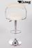 Designer Barstool  creme-coloured height adjustable by gas lift action &#8211;