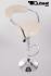 Designer Barstool  creme-coloured height adjustable by gas lift action &#8211;