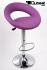 Designer Barstool violet padded height adjustable by gas lift action -