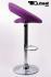 Designer Barstool violet padded height adjustable by gas lift action -