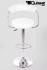 Designer Barstool white height adjustable by gas lift action &#8211;