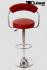 Designer Barstool wine-red height adjustable by gas lift action &#8211; "Sven"