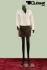 Dull black window mannequin, headless