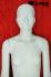 Dull white window mannequin, standing