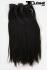 Dunkelbraune Extensions 40 cm Clip-In-Extensions