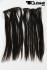 Dunkelbraune Extensions 40 cm Clip-In-Extensions