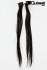 Dunkelbraune Extensions 40 cm Clip-In-Extensions