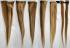 Echthaar Extensions braun blond 51cm