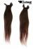 Echthaar Extensions dunkelbraun 41cm