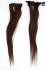 Echthaar Extensions dunkelbraun 46cm