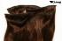 Echthaar Extensions dunkelbraun 46cm