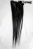 Echthaar Extensions Set 7-teilig schwarz 46cm