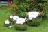 Edelstahlkugel Ball poliert 58cm  Schwimmkugel Dekoration Rosenkugel