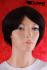 Elegant short hair wig in black