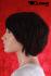 Elegant short hair wig in black