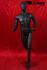 Faceless black male window mannequin