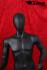 Faceless black male window mannequin