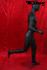 Faceless black male window mannequin