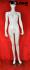 Female Mannequin, faceless, white shining