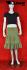Female Mannequin, faceless, white shining