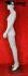 Female Mannequin, faceless, white shining