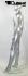 Female Mannequin headless silver