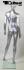 Female Mannequin headless silver