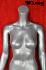 Female Mannequin headless silver