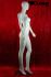 Female Mannequin, white shining