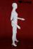Female Mannequin with movable arms, white