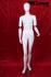 Female window dummy, movable arms, white shining