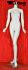 Female window mannequin, headless, white